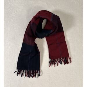 Neil Martin Vintage Wool Tartan Plaid Scarf Prep English Countryside Academia